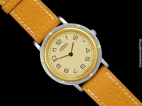 is gold plated hermes watches stainless steel